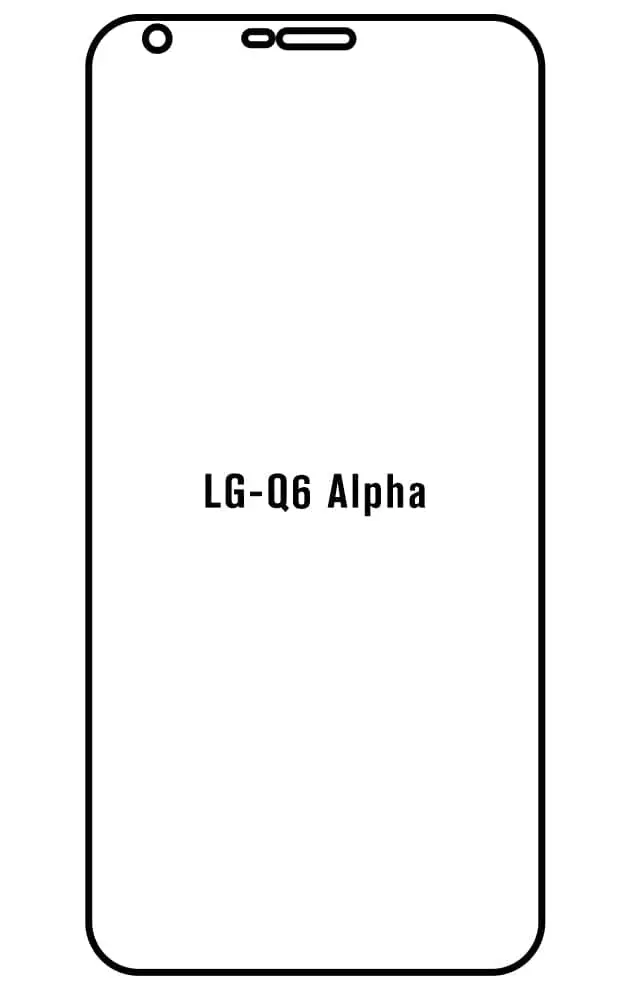 LG Q6 Alpha Přední Hydrogel ochranná fólie