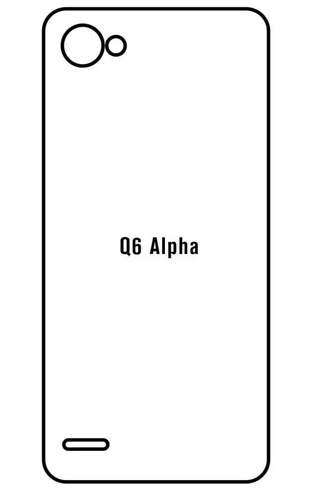 LG Q6 Alpha Zadní Hydrogel ochranná fólie