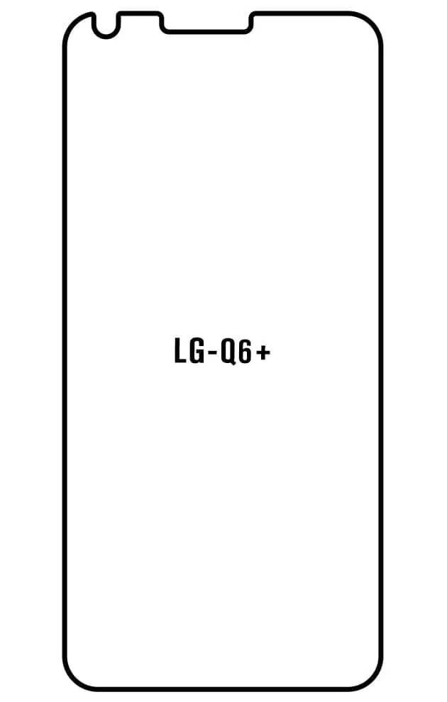 LG Q6+ Přední Hydrogel ochranná fólie