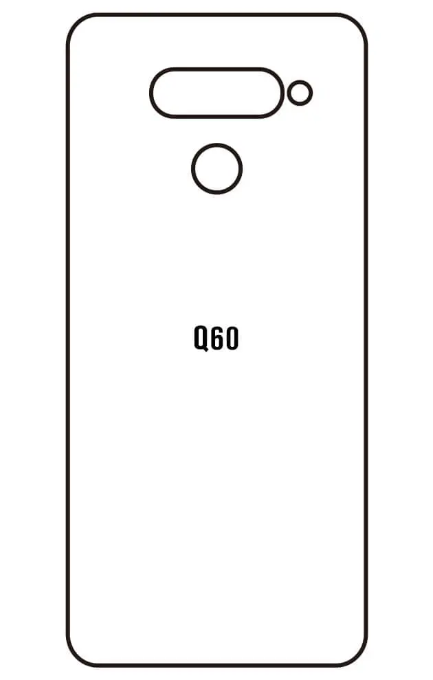 LG Q60 Zadní Hydrogel ochranná fólie