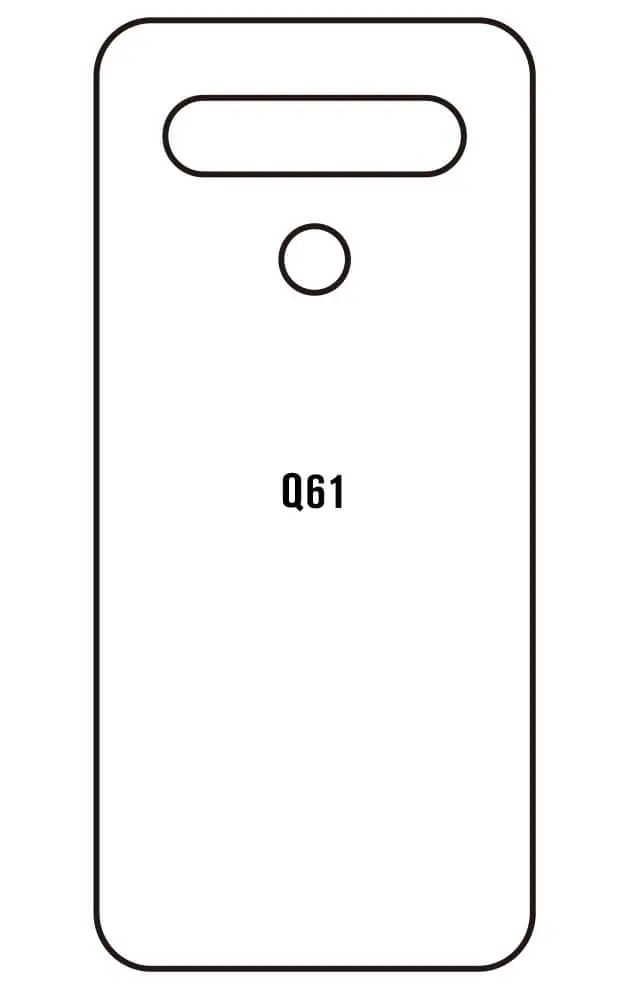 LG Q61 Zadní Hydrogel ochranná fólie
