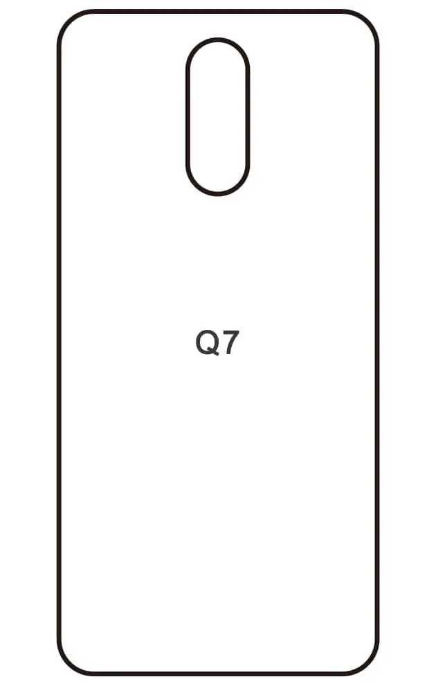 LG Q7 Zadní Hydrogel ochranná fólie