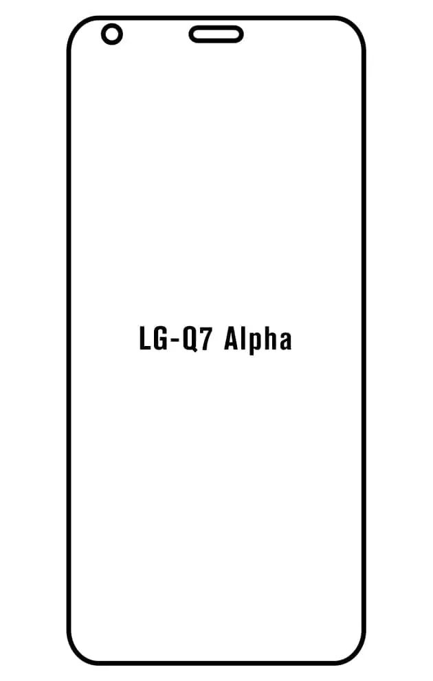LG Q7 Alpha Přední Hydrogel ochranná fólie