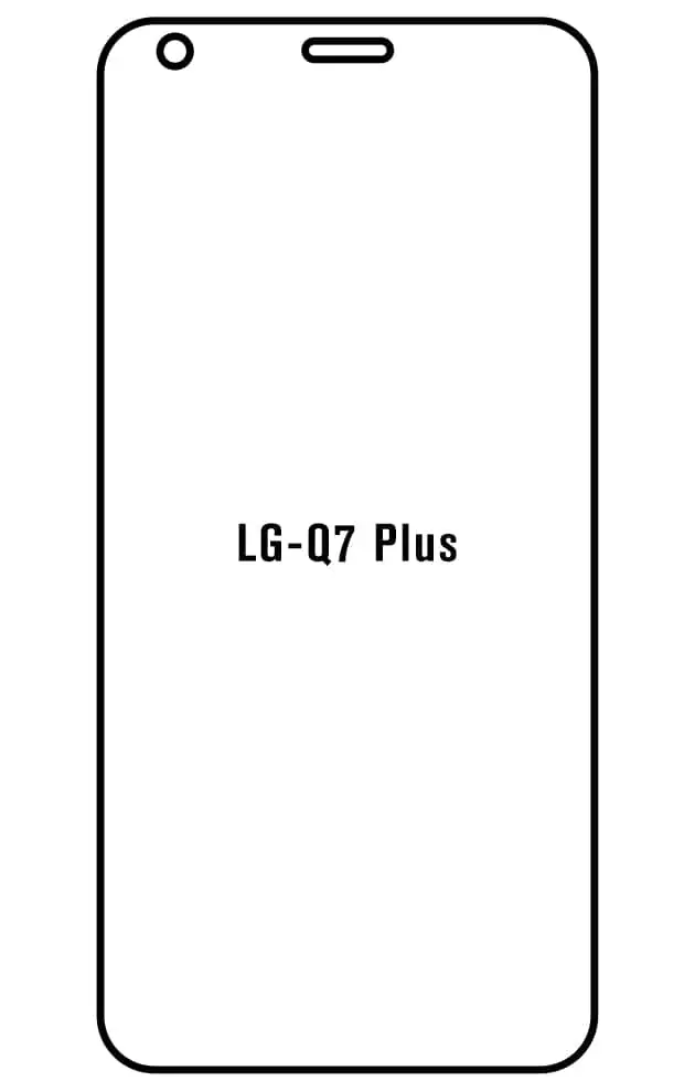 LG Q7 Plus Přední Hydrogel ochranná fólie