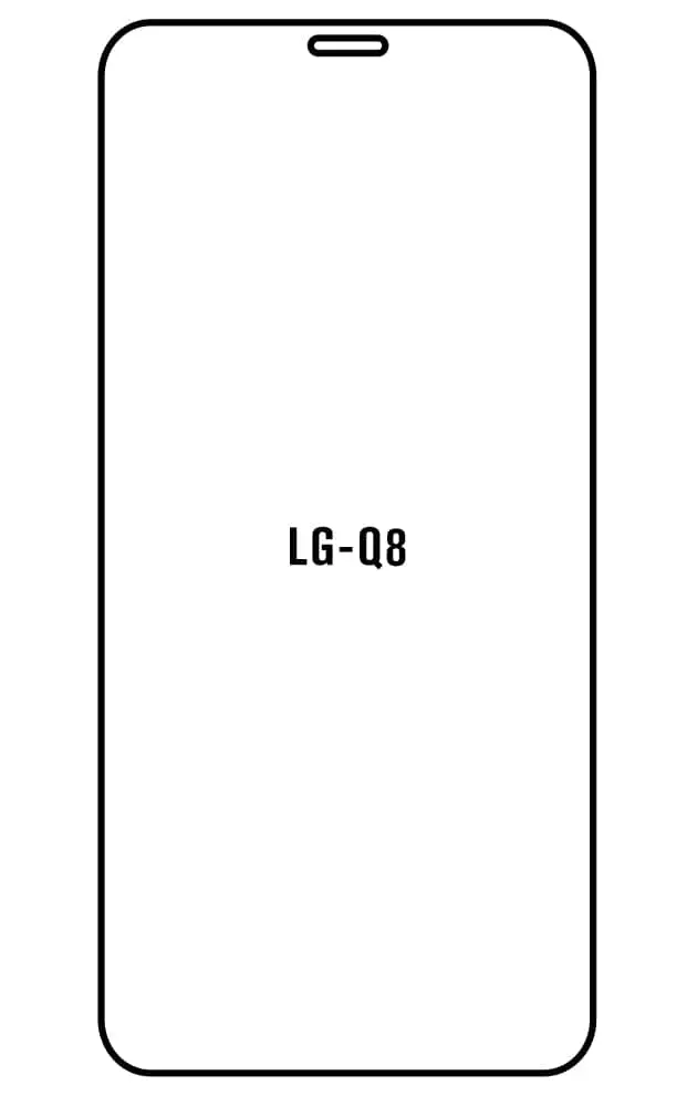 LG Q8 2018 Přední Hydrogel ochranná fólie
