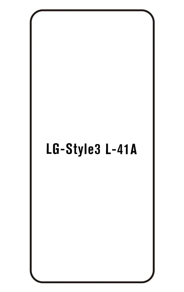 LG Style3 L-41A Přední Hydrogel ochranná fólie