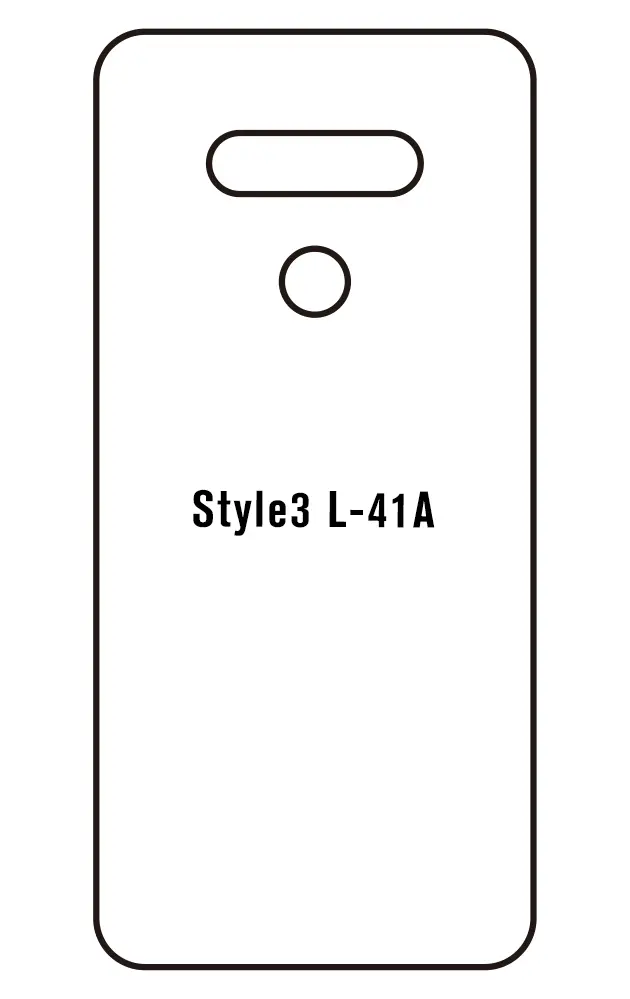 LG Style3 L-41A Zadní Hydrogel ochranná fólie