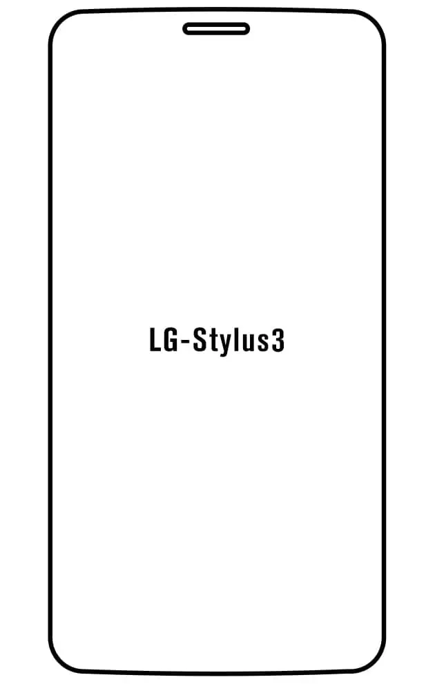 LG Stylus3 Přední Hydrogel ochranná fólie