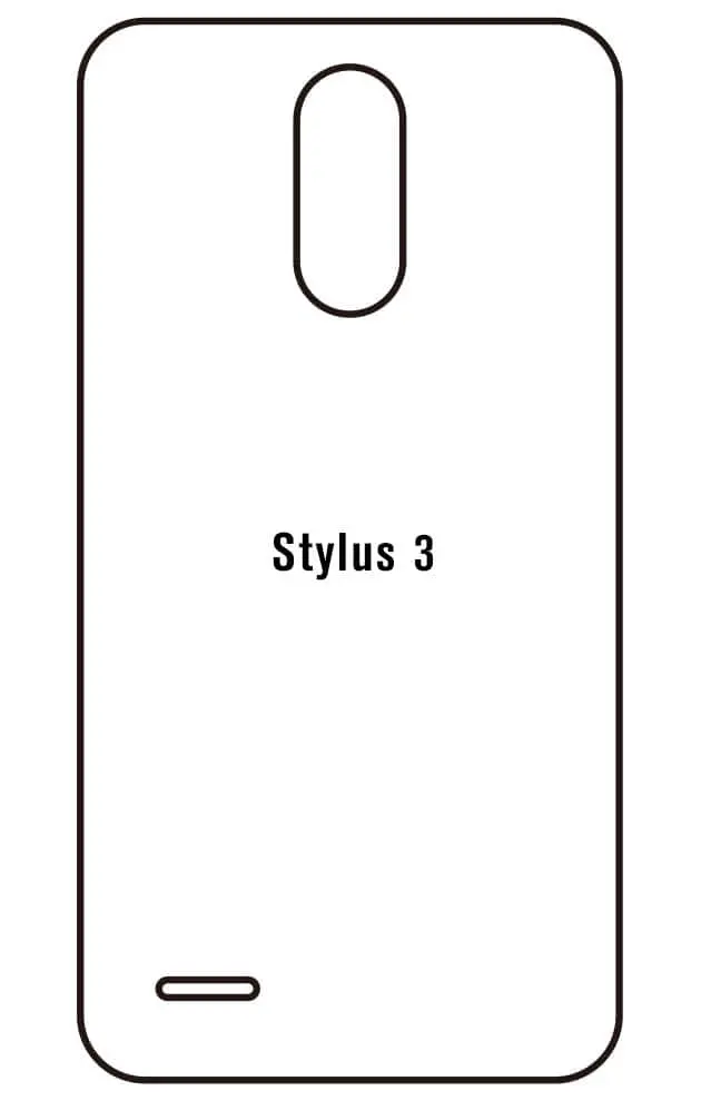 LG Stylus3 Zadní Hydrogel ochranná fólie