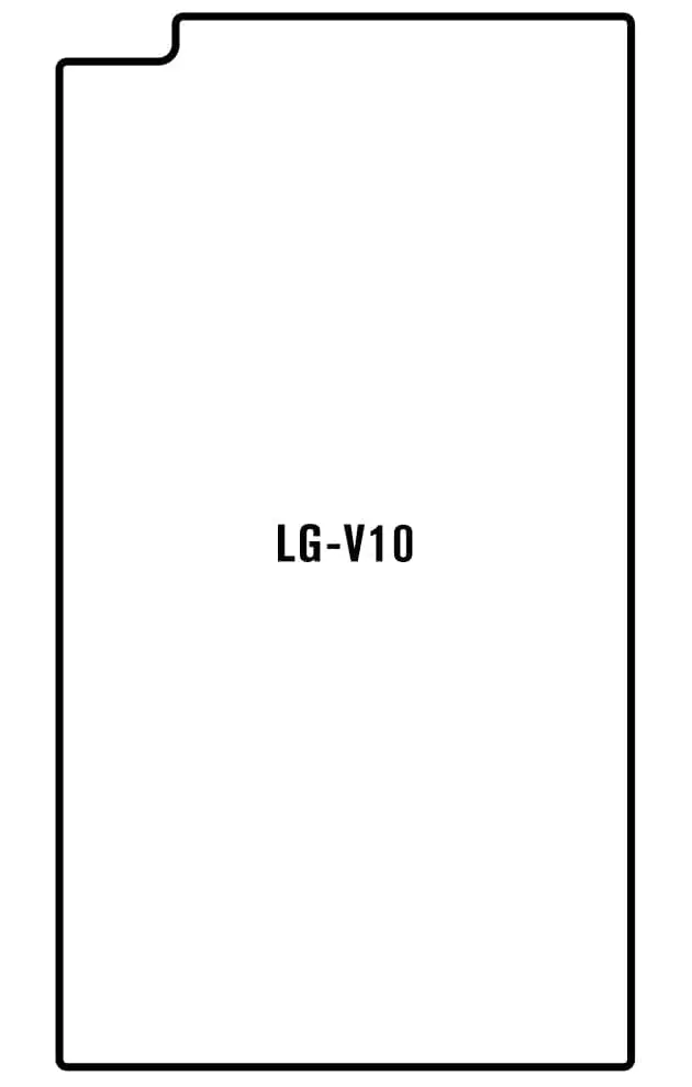 LG V10 Přední Hydrogel ochranná fólie