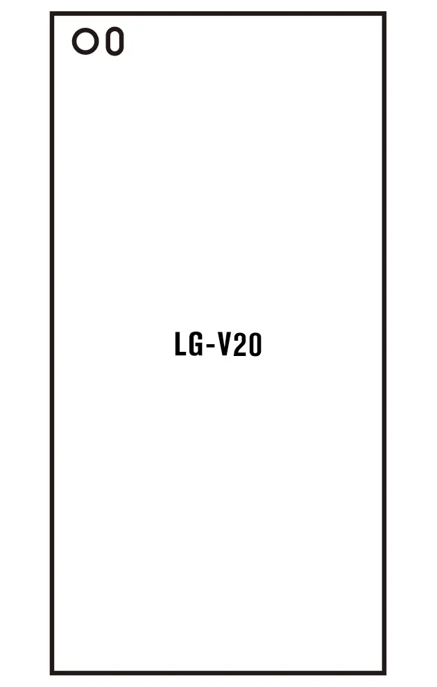 LG V20 Přední Hydrogel ochranná fólie