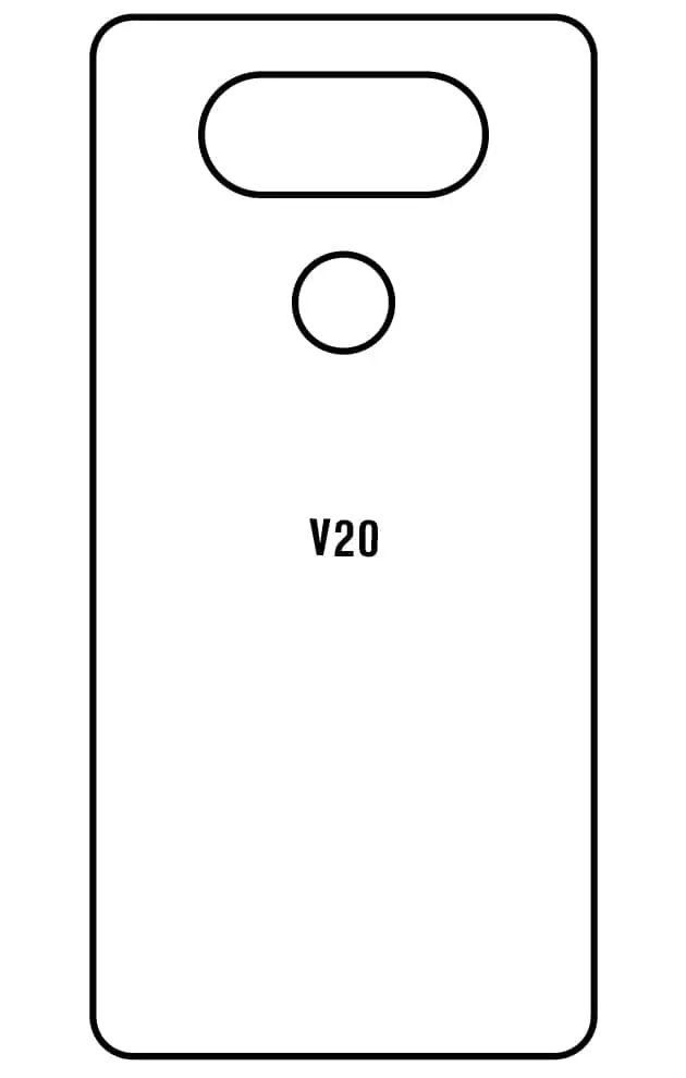 LG V20 Zadní Hydrogel ochranná fólie