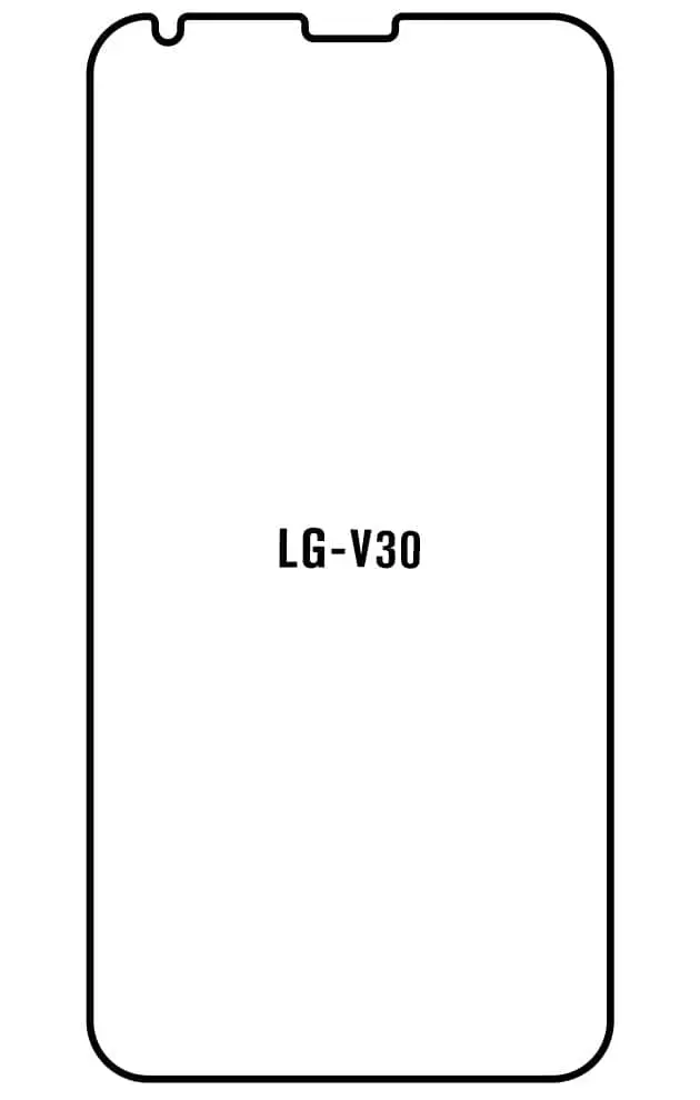LG V30 Přední Hydrogel ochranná fólie