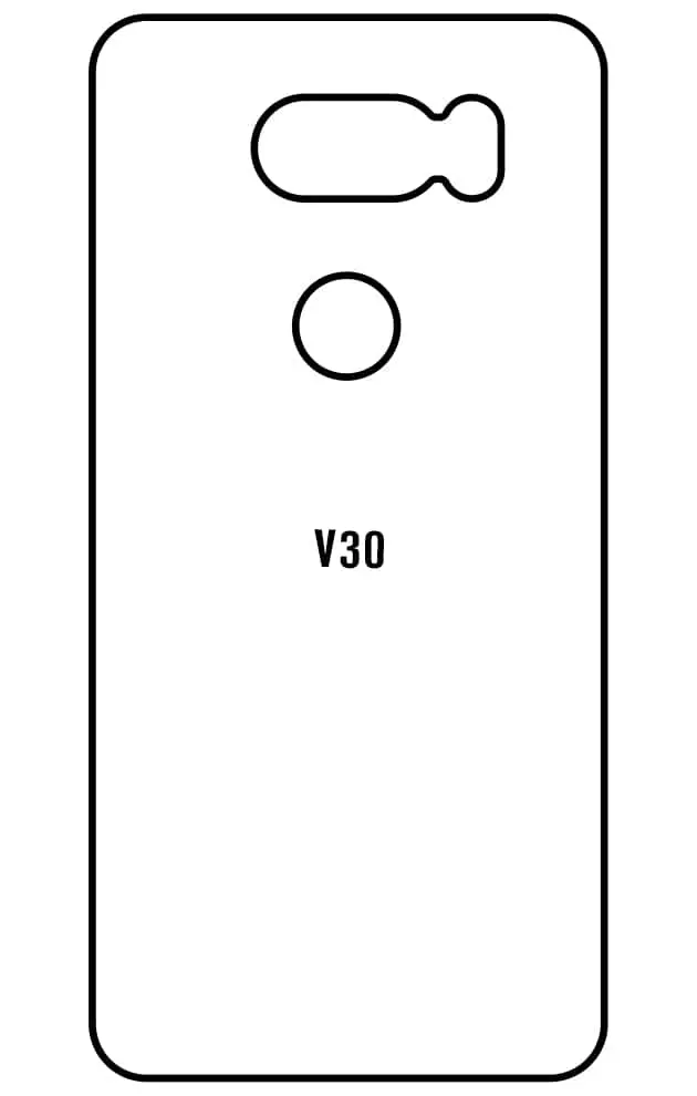 LG V30 Zadní Hydrogel ochranná fólie