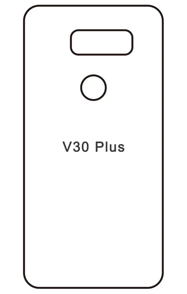 LG V30 Plus Zadní Hydrogel ochranná fólie