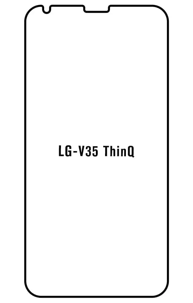 LG V35 ThinQ Přední Hydrogel ochranná fólie