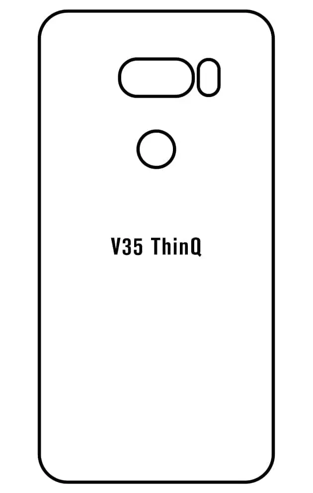 LG V35 ThinQ Zadní Hydrogel ochranná fólie