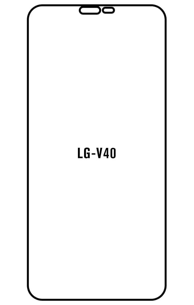 LG V40 Přední Hydrogel ochranná fólie