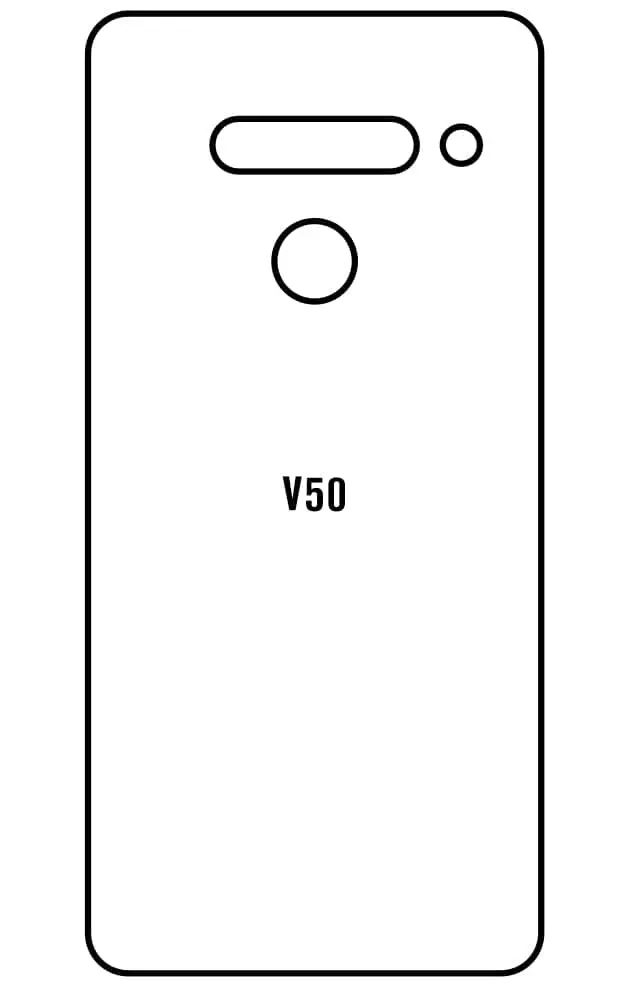 LG V50 Zadní Hydrogel ochranná fólie