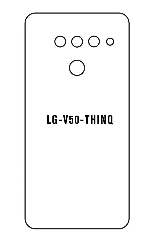 LG V50 ThinQ Zadní Hydrogel ochranná fólie