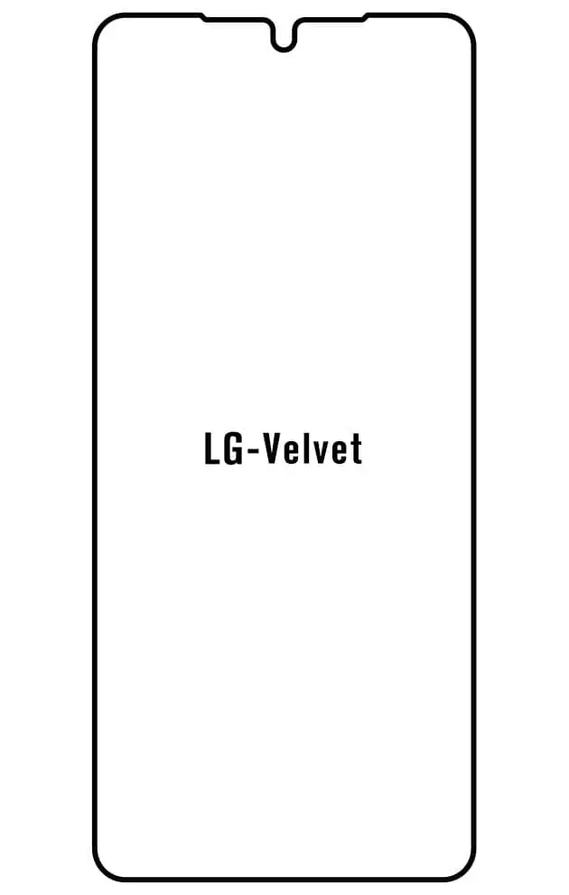 LG Velvet Přední Hydrogel ochranná fólie
