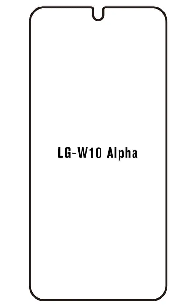 LG W10 Alpha Přední Hydrogel ochranná fólie