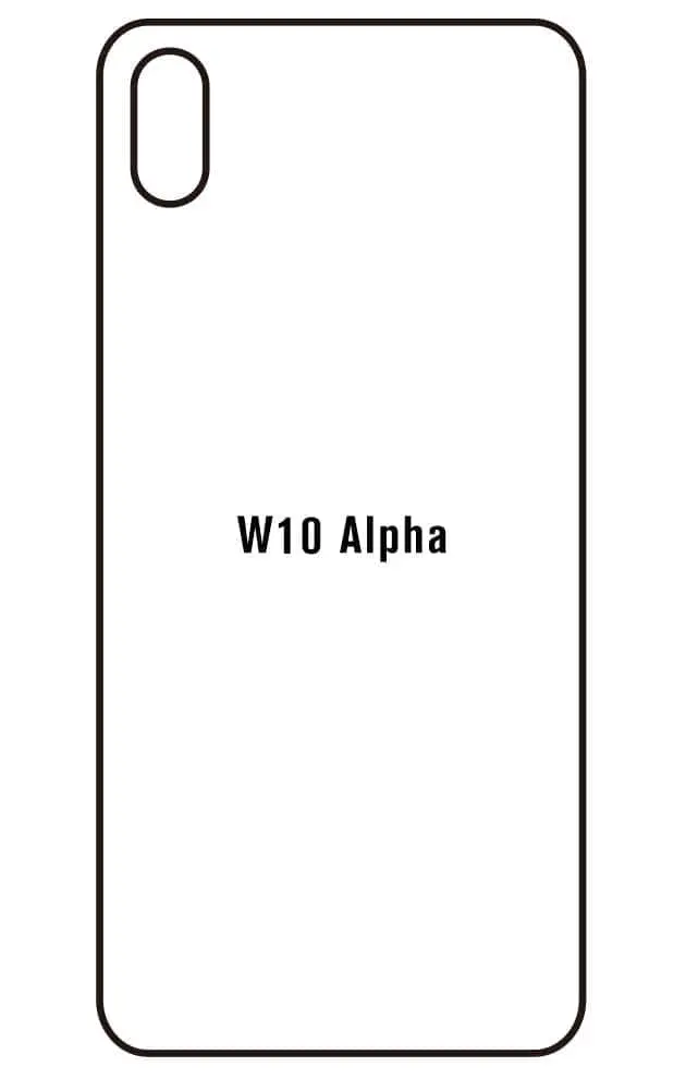 LG W10 Alpha Zadní Hydrogel ochranná fólie