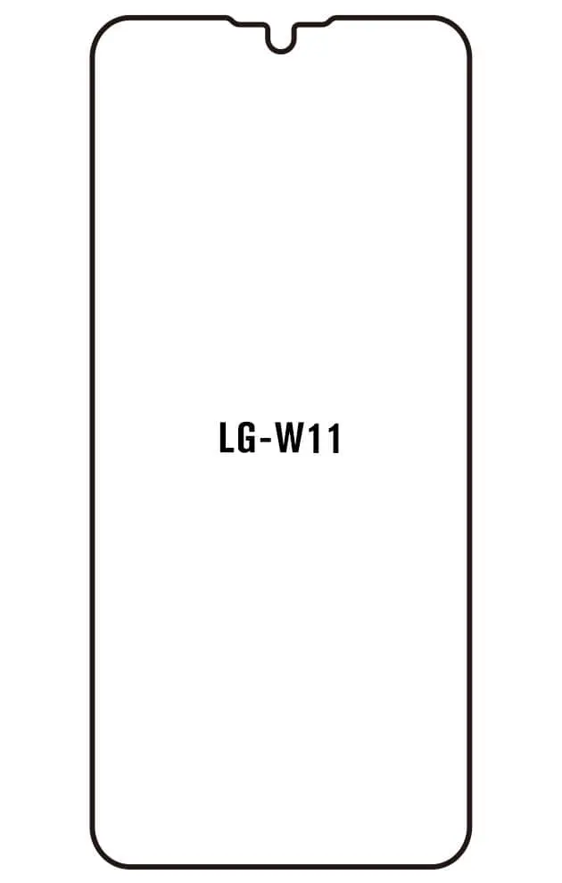 LG W11 Přední Hydrogel ochranná fólie