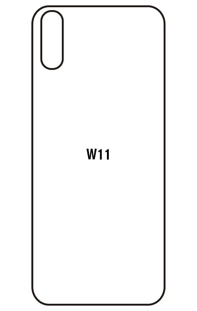 LG W11 Zadní Hydrogel ochranná fólie