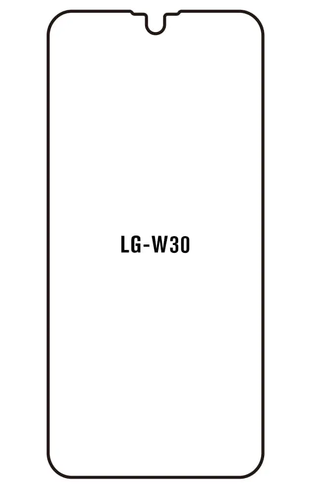 LG W30 Přední Hydrogel ochranná fólie