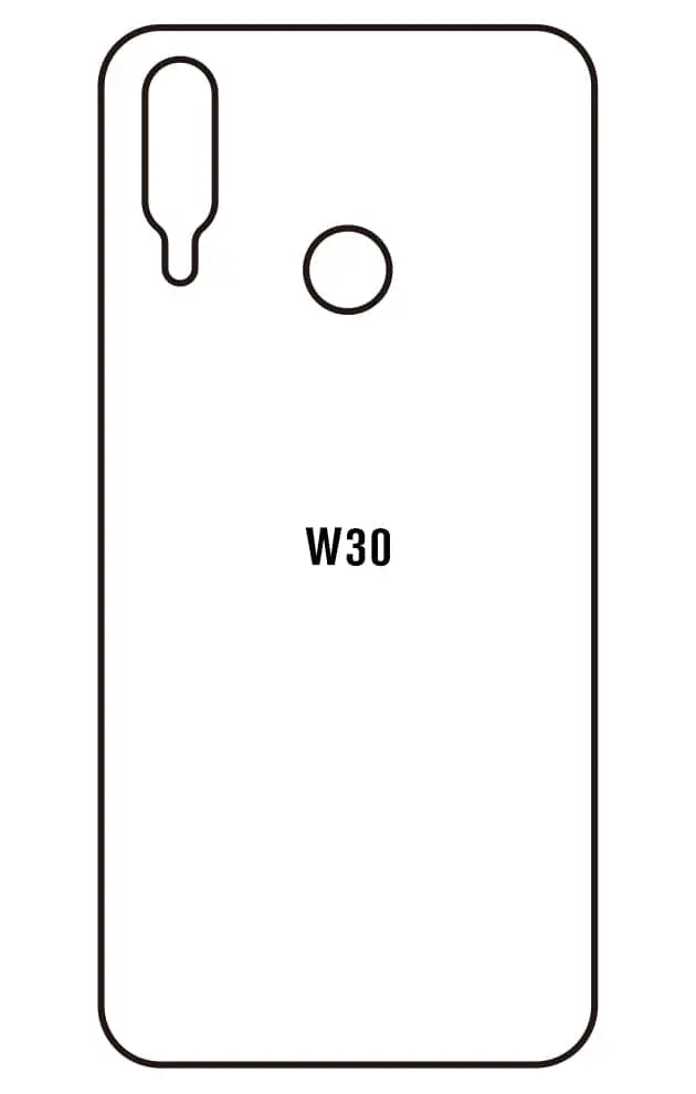 LG W30 Zadní Hydrogel ochranná fólie