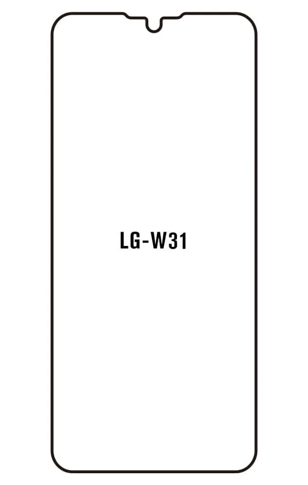 LG W31 Přední Hydrogel ochranná fólie