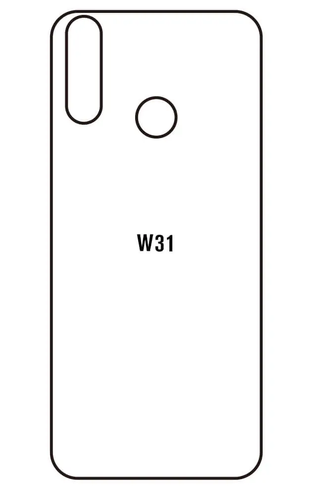 LG W31 Zadní Hydrogel ochranná fólie
