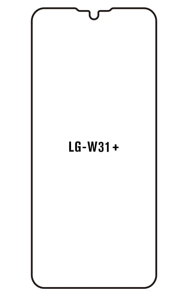 LG W31+ Přední Hydrogel ochranná fólie
