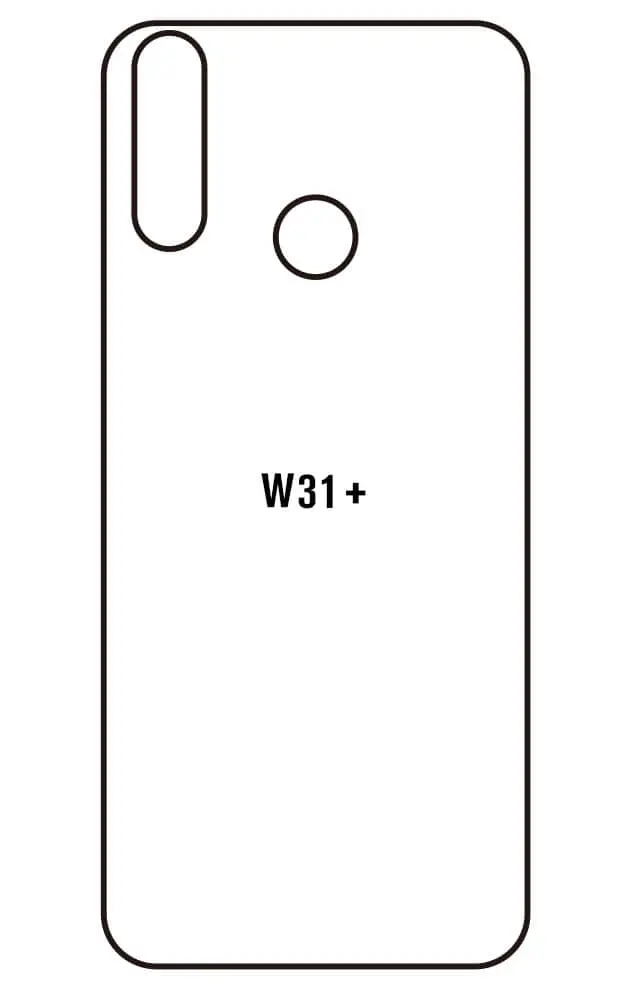 LG W31+ Zadní Hydrogel ochranná fólie