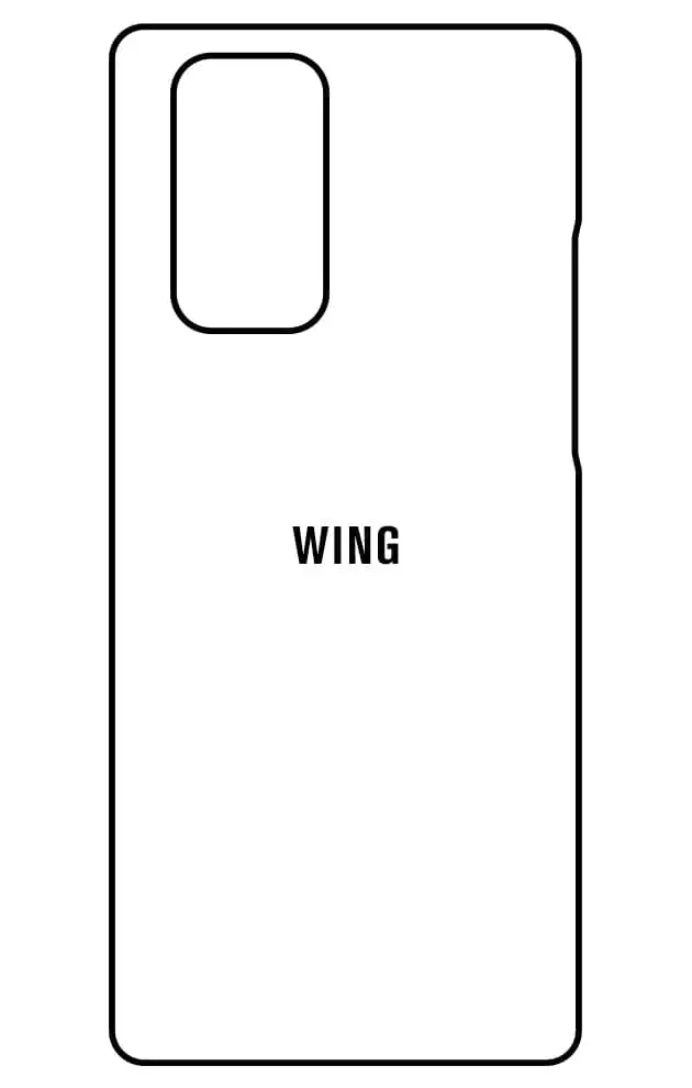LG WING 5G Zadní Hydrogel ochranná fólie