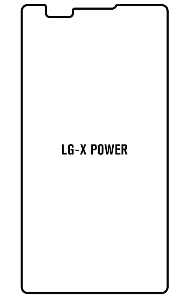 LG X Power Přední Hydrogel ochranná fólie