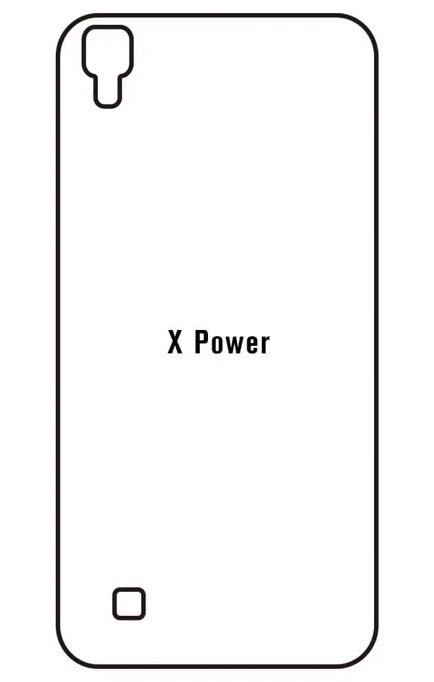 LG X Power Zadní Hydrogel ochranná fólie