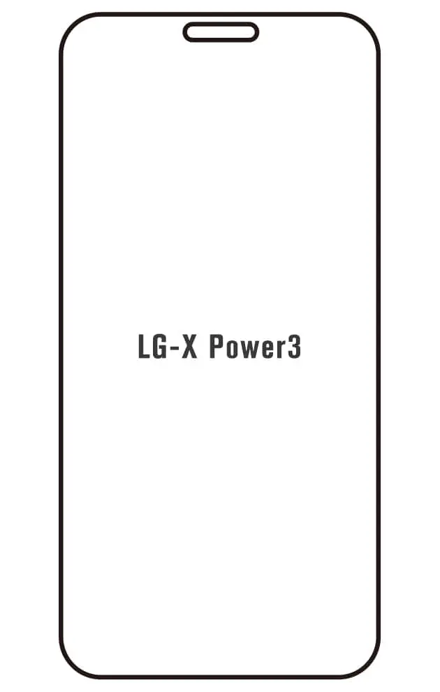 LG X Power 3 Přední Hydrogel ochranná fólie