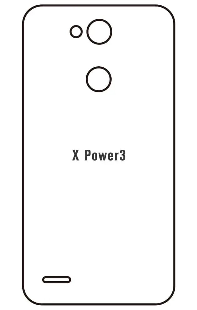 LG X Power 3 Zadní Hydrogel ochranná fólie