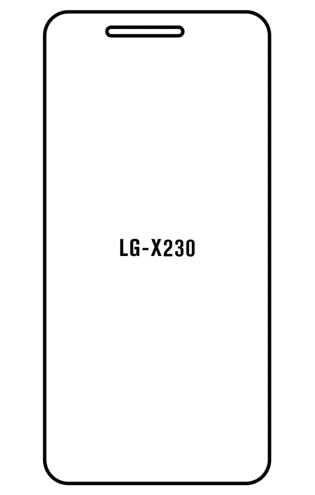 LG X230 Přední Hydrogel ochranná fólie