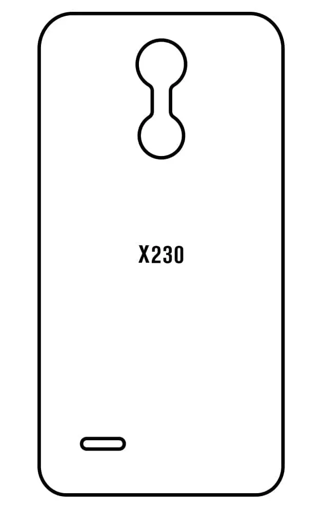 LG X230 Zadní Hydrogel ochranná fólie