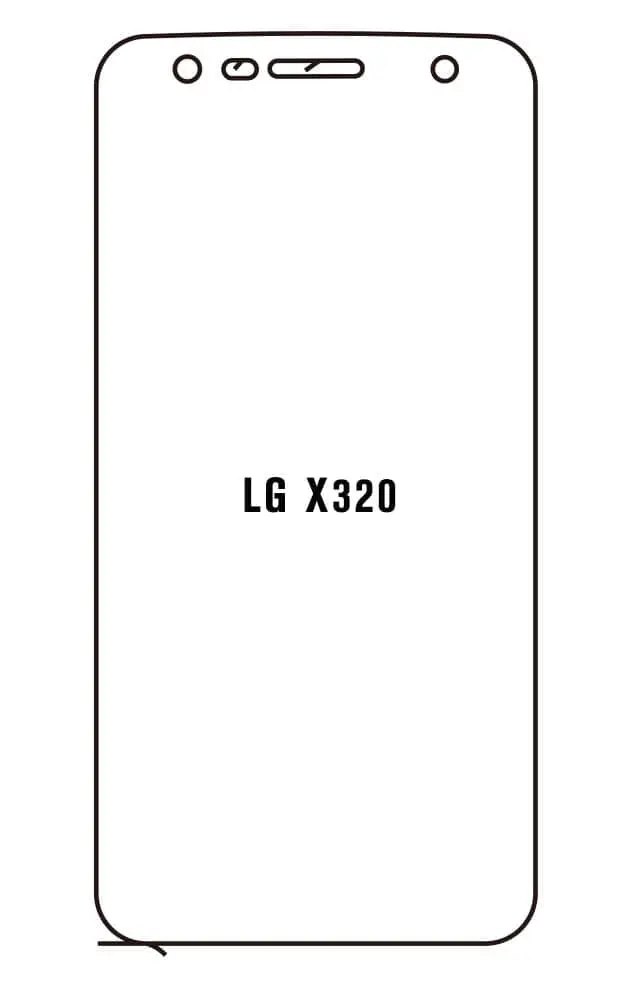 LG X320 Přední Hydrogel ochranná fólie