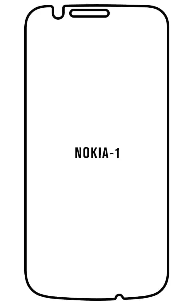 Nokia 1 Přední Hydrogel ochranná fólie