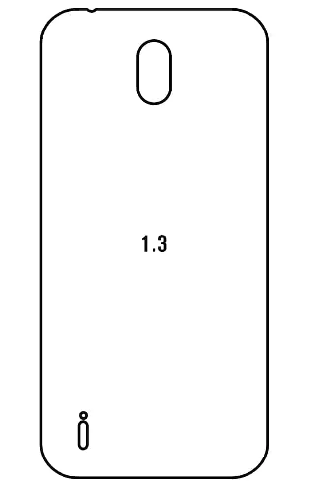 Nokia 1.3 Zadní Hydrogel ochranná fólie