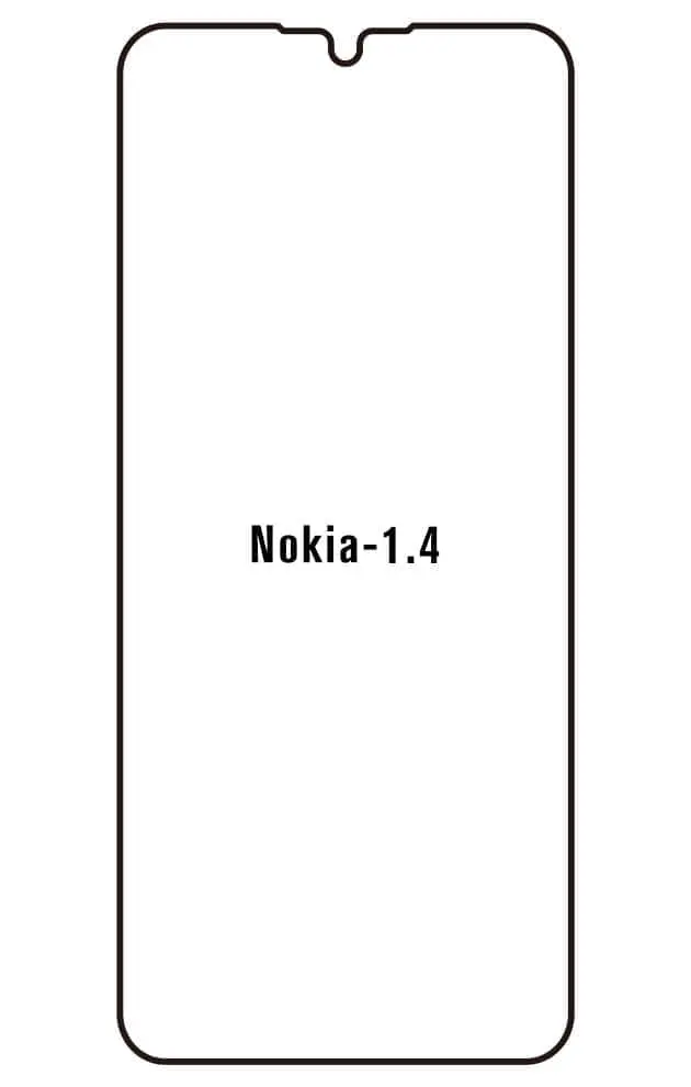 Nokia 1.4 Přední Hydrogel ochranná fólie