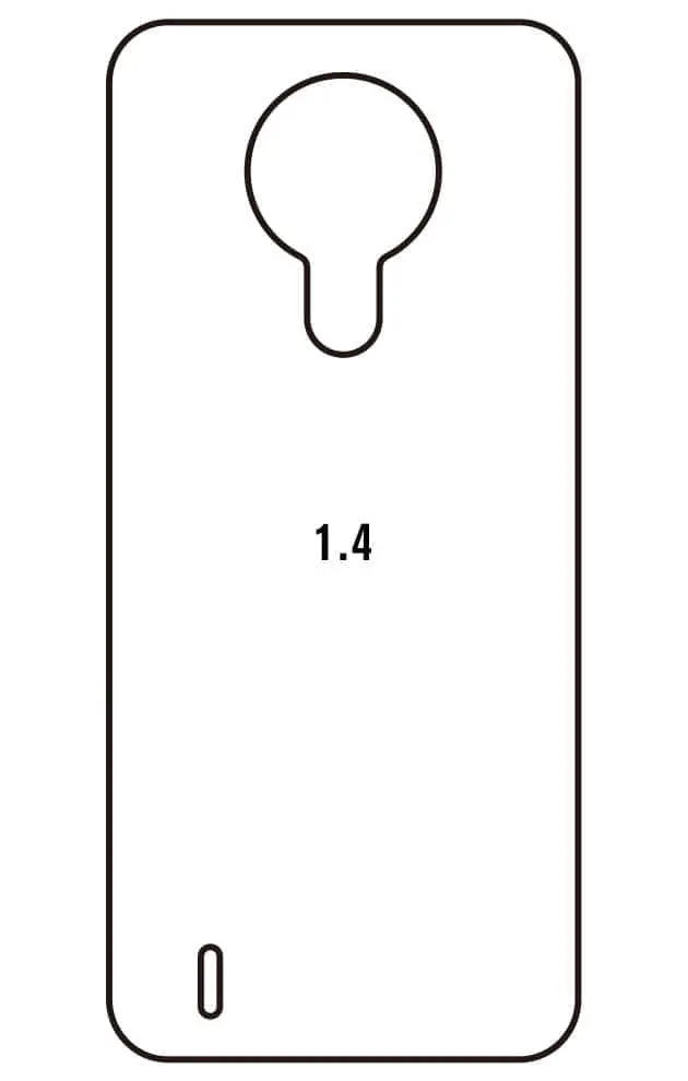 Nokia 1.4 Zadní Hydrogel ochranná fólie