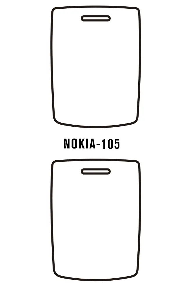 Nokia 105 2023 Přední Hydrogel ochranná fólie