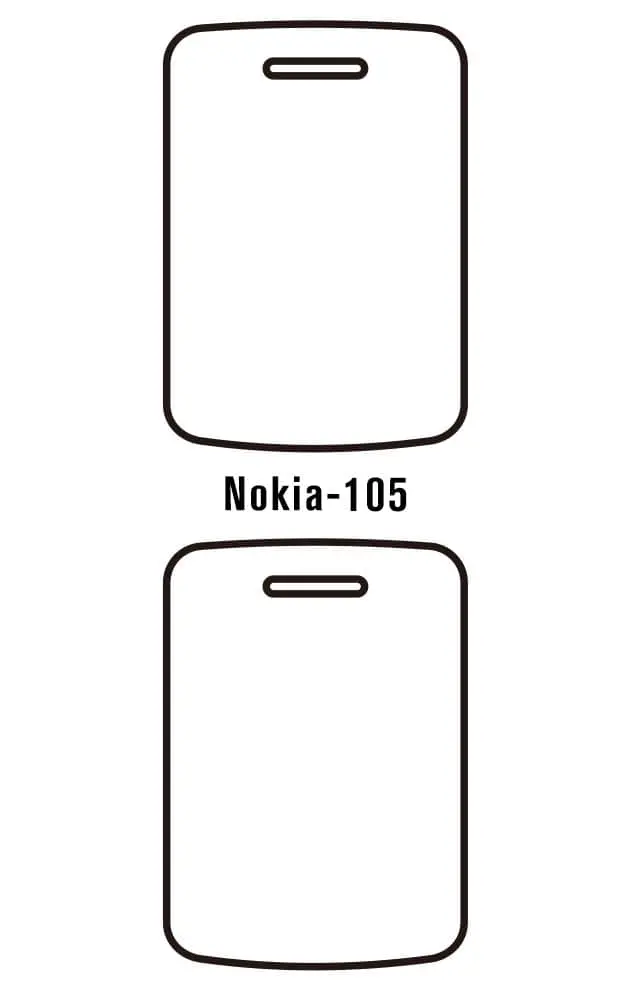 Nokia 105 4G Přední Hydrogel ochranná fólie