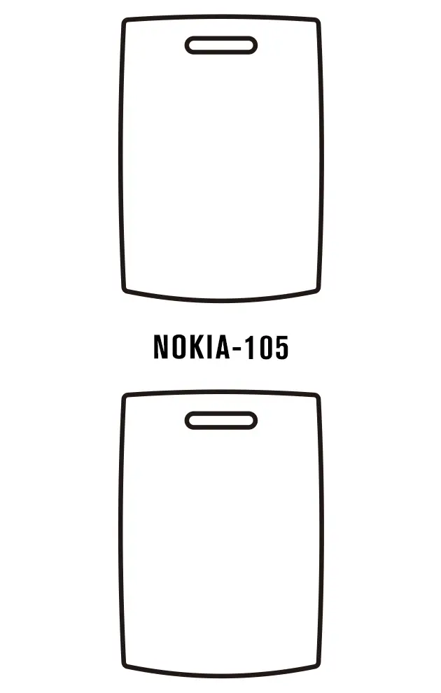 Nokia 105 4G 2023 Přední Hydrogel ochranná fólie